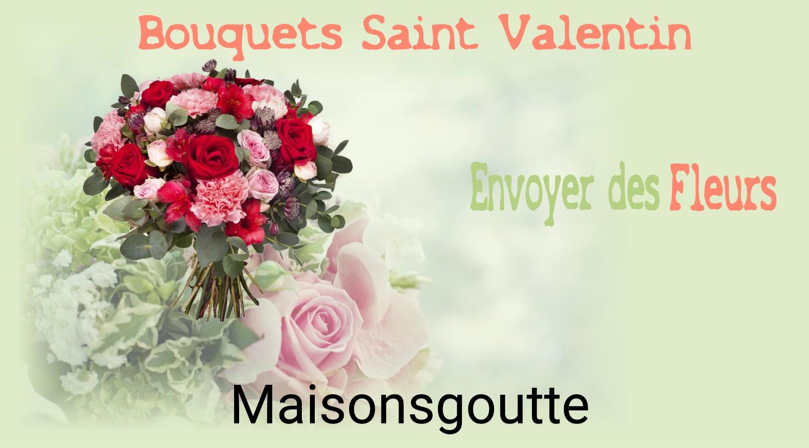 Roses de Saint-Valentin livrées à Maisonsgoutte